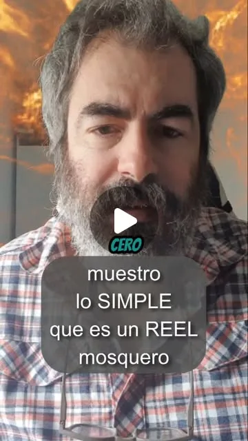 Cómo es un reel de mosca.