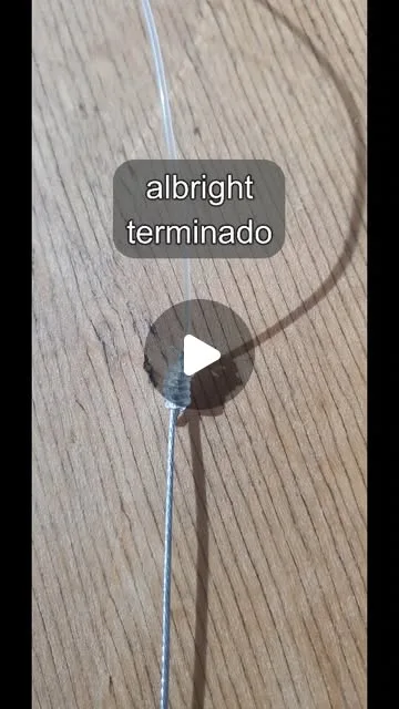 El nudo Albright es un nudo simple y efectivo.