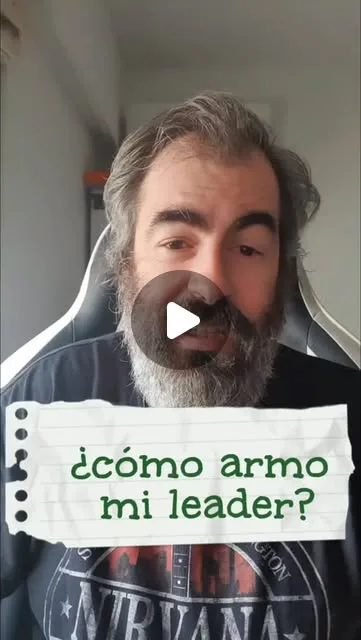 Te cuento cómo armar tu leader/líder sin mucha receta, pensando cada parte y lo que tiene que hacer dicha parte.