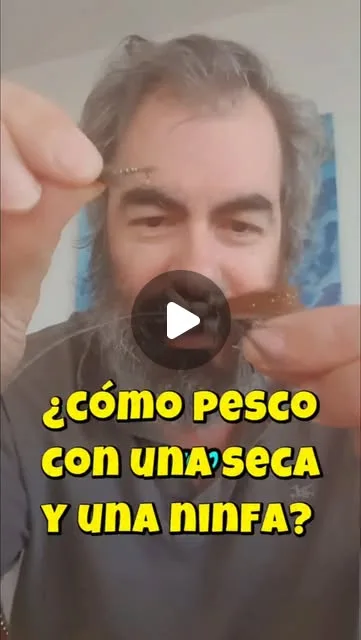 Aparejo mosquero clásico y letal: dry dropper, una seca y una ninfa.