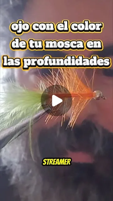 Ojo con el color de tu mosca si estás pescando en las profundidades, incluso en aguas cristalinas.
