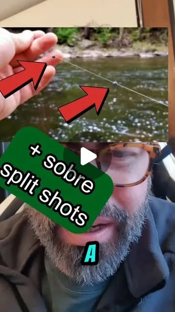 Video respuesta: ¿a qué distancia de la mosca pongo el #splitshot (plomito)?.