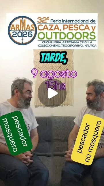9 de agosto a las 3pm en la Rural de Palermo, Buenos Aires.